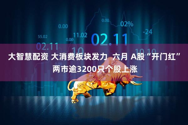 大智慧配资 大消费板块发力  六月 A股“开门红” 两市逾3200只个股上涨