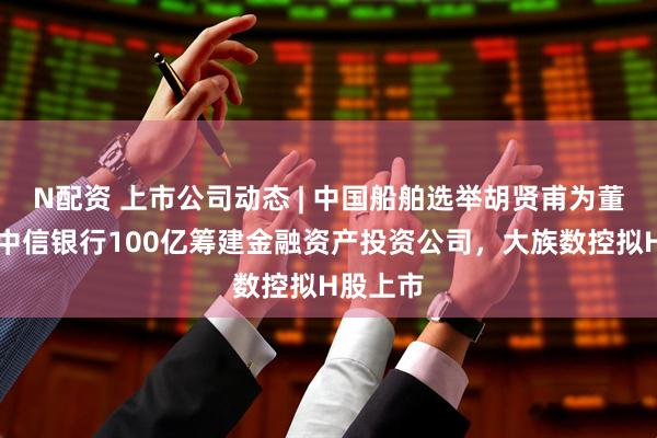 N配资 上市公司动态 | 中国船舶选举胡贤甫为董事长，中信银行100亿筹建金融资产投资公司，大族数控拟H股上市