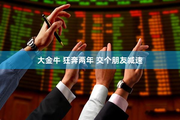 大金牛 狂奔两年 交个朋友减速
